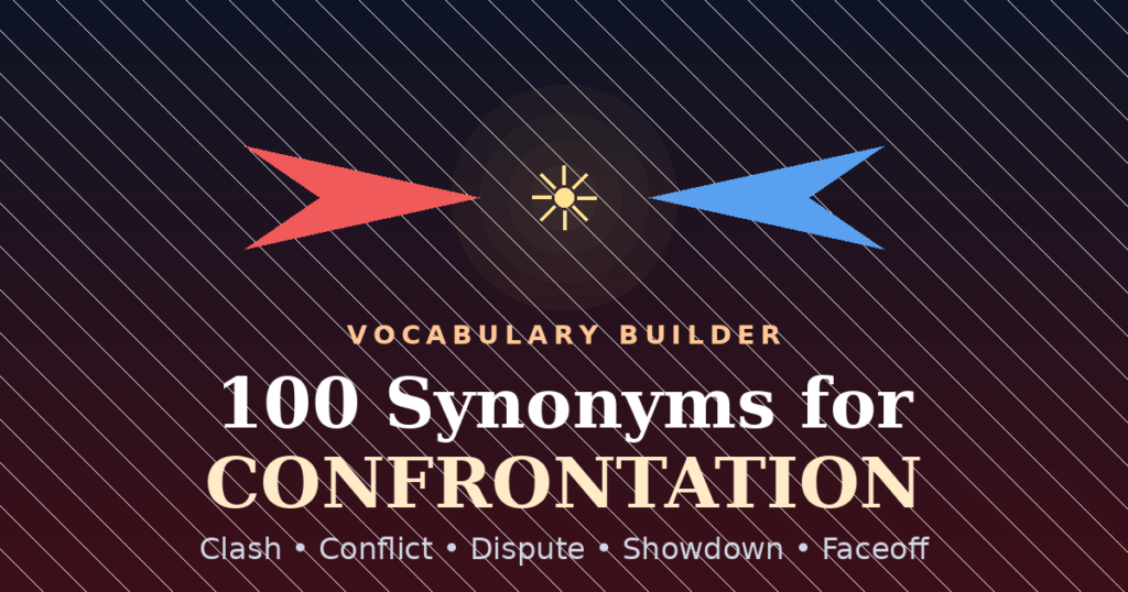 Synonyms for Confrontation