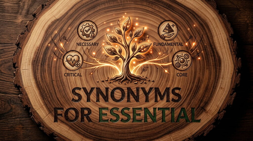 Synonyms for Essential