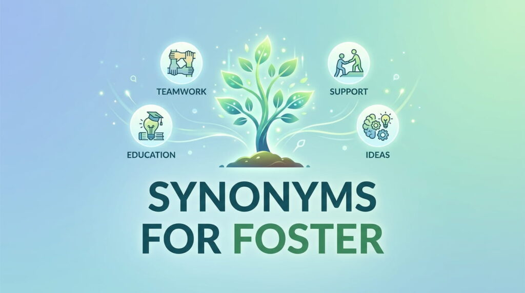 Synonyms for Foster