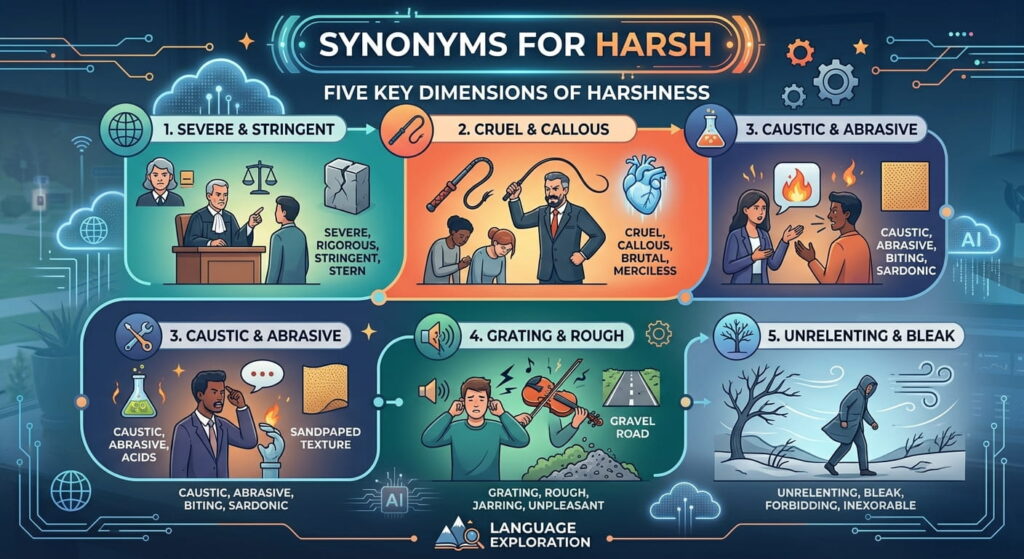 Synonyms for Harsh