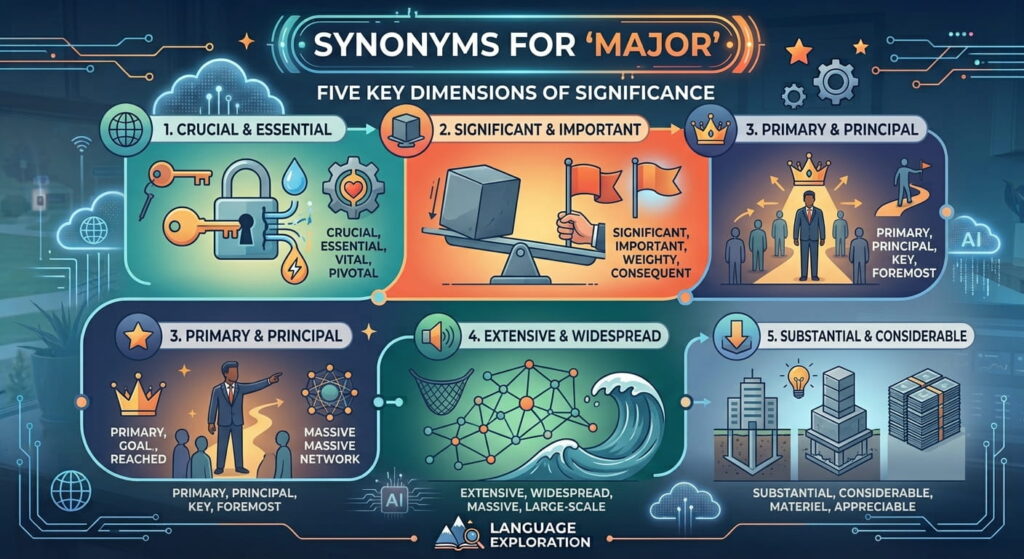 Synonyms for Major